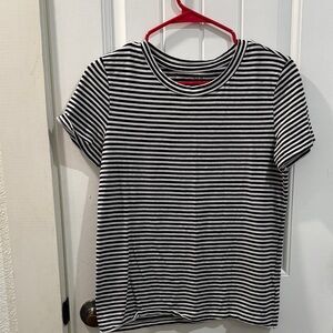 Classic Black and White Striped Shirt